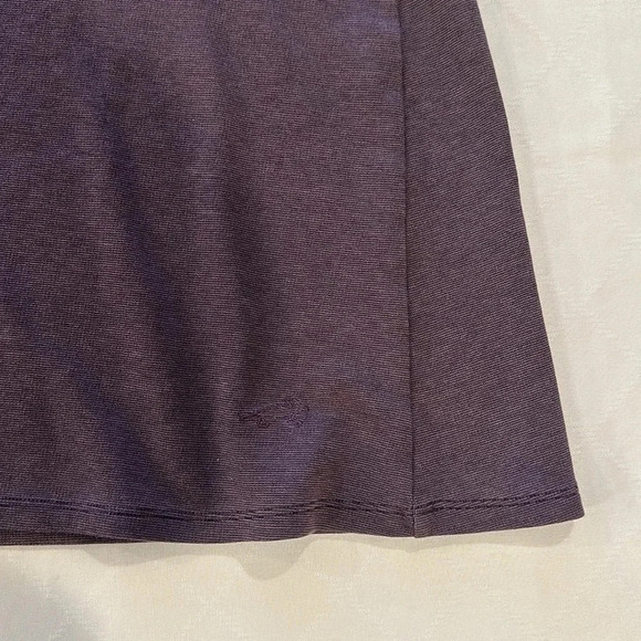 Horny Toad Oblique V Neck Dress Long Sleeve Purple medium Flexcel EUC - Picture 2 of 5